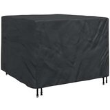 vidaXL Prevleka za zunanje pohištvo Črna 135 x 135 x 90 cm 210D | Shoptok.si