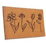 Hanse Home Predpražnik iz kokosovih vlaken 40x70 cm Wildflowers – | Shoptok.si