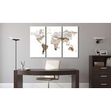  Slika na plutenoj podlozi - Concrete Continents [Cork Map] 120x80 | shoptok.hr