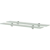 vidaXL Zidne police 2 kom staklene 70 x 20 cm 8 mm | shoptok.hr