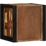 vidaXL Nočna omarica Multicolor 40x35x40 cm Masivni les Reclaimed | Shoptok.si