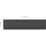 vidaXL Tepih tekač antraciten 80x400 cm | Shoptok.si
