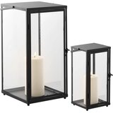 House Nordic Steklene lanterne v kompletu 2 ks (višina 50 cm) Ibra – | Shoptok.si