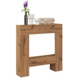 vidaXL Okvir za kamin artisan hrast 81x18x82 cm inženirski les Cene