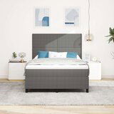  Box Spring postelja z vzmetnico svetlo siva 140x200 cm corduroy tkanina, (22080813) | Shoptok.si