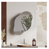 Hanah home kupatilski ormarić cloud storage bathroom wall mirror light mocha | ePonuda.com