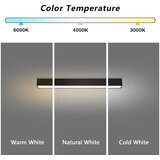  Immax NEO 07254L - LED prigušiva svetiljka LUNGO 20W/230V Wi-Fi Tuya crna + daljinski upravljač | Eponuda.com