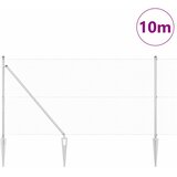  Zavareno žičano ograđivanje s bodljama 10 x 1,4 m Srebrna Mreža | shoptok.hr