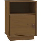 Maison Chic Nočna omarica - Nočna miza medeno rjava 40x34x55 cm trdna borovina, (21689113) Cene
