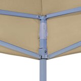 vidaXL Krov za šator za zabave 4,5 x 3 m bež 270 g/m² cijene