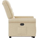  Naslonjač na podizanje od tkanine krem | shoptok.hr