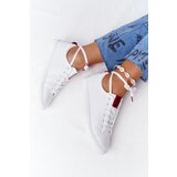 Big Star Women's Leather Sneakers With A Ribbon | Shoptok.si