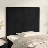  Uzglavlje Crno 90x5x118/128 cm Baršunasto Cijene