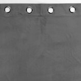 Douceur d intérieur Antracitno siva zavjesa od samta 140x260 cm Velouriane – | shoptok.hr