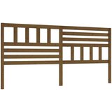  Uzglavlje za krevet boja meda 206 x 4 x 100 cm masivna borovina | shoptok.hr