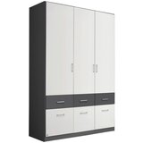 Lesnina-XXXL omara za oblačila aalen, bela, siva, š. 136 cm Cene