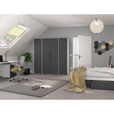 Rauch Möbel OMARA S KLASIČNIMI VRATI, siva, bela | Shoptok.si