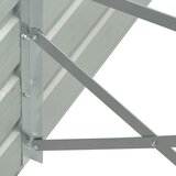  Povišena vrtna gredica antracit 100x40x77 cm pocinčani čelik | shoptok.hr