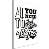 Slika - All You Need to Feel Better Is Coffee (1 Part) Vertical 80x120 Cijene