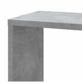  Kutna zidna polica siva boja betona 45x45x147 cm drvena | Eponuda.ba