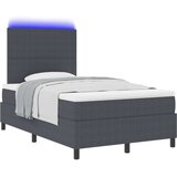  Postelja s podnožjem z vzmetnico Temno siva Kordurojska tkanina, (22067386) | Shoptok.si
