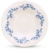 BonBistro Bel/moder jušni porcelanast krožnik ø 23,5 cm Retro – | Shoptok.si