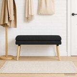  Klupa s dvostrukim slojem Crna 110 x 40 x 47 cm Tkanina | shoptok.hr