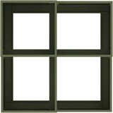  Vrtna saksija Maslinovo zelena 100 x 100 x 48 cm Čelik | Eponuda.com