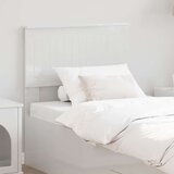 Vzglavje z vzglavjem Svetlo Belo 75 cm Konstruiran les, (5000110416) | Shoptok.si