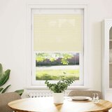 vidaXL Plisirana žaluzija Cream 75x100 cm Širina tkanine 74,4 cm | Shoptok.si