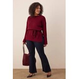 Trendyol ženski džemper Tbbaw26An00038, bordo | Eponuda.com