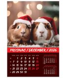  KALENDAR "KUĆNI LJUBIMCI 2026" 13 LISTOVA, SPIRALA | shoptok.hr