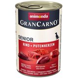Animonda Gran Carno Dog Senior Govedina I Ćureća Srca - 400 g | Eponuda.com