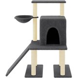  Penjalica za mačke sa stupovima za grebanje tamnosiva 96,5 cm | shoptok.hr