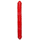  Dildo Flexible Double Dong, Dvostrani, 33.5cm, Crveni Cene