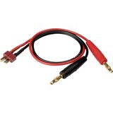 Reely polnilni kabel [2x banana moški konektor 4 mm - 1x T-vtič] 30.00 cm 1.3 mm² RE-6799041, (20638376) | Shoptok.si