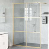  Zid za walk-in tuš Zlatno 140 x 195 cm Staklo otporno na udarce | shoptok.hr