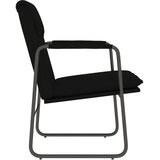 Ležaljka crna 55 x 64 x 80 cm od umjetne kože | shoptok.hr