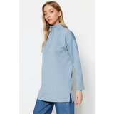 Trendyol Sweatshirt - Blue - Regular Cene