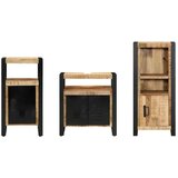  Set namještaja za kupaonicu 3 kom. Smeđa i crna | shoptok.hr