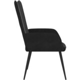  Stolica za opuštanje crna baršunasta | shoptok.hr