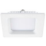 Greentech LED ugradbena svjetiljka (3 W, Topla bijela, Bijela, D x Š x V: 85 x 85 x 28 mm) u