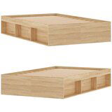 vidaXL Posteljni okvir sonoma hrast 120x190 cm | Shoptok.si