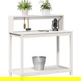  za sadnju s policama bijeli 108x50x109 5 cm od borovine | shoptok.hr
