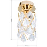 Orion plafonska svetiljka rita 1xG9/40W/230V prečnik 9 cm zlatna | Eponuda.com