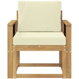  2 Komad Set vanjskih sofa Poliester Bijela i Krem | shoptok.hr