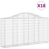  Lučne gabionske košare 18kom 200x30x100/120cm pocinčano željezo | Eponuda.com