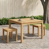  Stolić za kavu Bijela 80 x 80,5 x 45 cm Čvrsto drvo akacije | shoptok.hr
