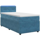  Boxspring krevet s madracem Plava 80 x 200 cm Baršun | shoptok.hr