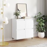 Maison Chic Komoda - Predalnik bela 60x35x70 cm inženirski les, (21716038) | Shoptok.si